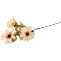 Gałązka Kremowych Margaretek - Sztuczny Kwiat Jesiennych Odcieni 60cm