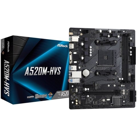 ASROCK A520M-HVS mATX AM4 DDR4