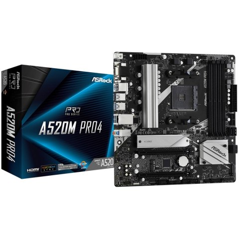 ASROCK A520M Pro4 mATX AM4 DDR4
