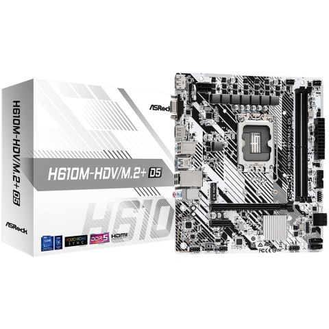 ASROCK H610M-HDV/M.2+ D5 mATX LGA1700 DDR5