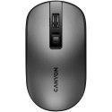 CANYON Mysz bezprzewodowa MW-18 Akumulator Ciemnoszara