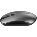 CANYON Mysz bezprzewodowa MW-18 Akumulator Ciemnoszara