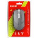 CANYON Mysz bezprzewodowa MW-18 Akumulator Ciemnoszara