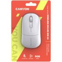 CANYON Mysz bezprzewodowa MW-22 2w1 RGB Biała