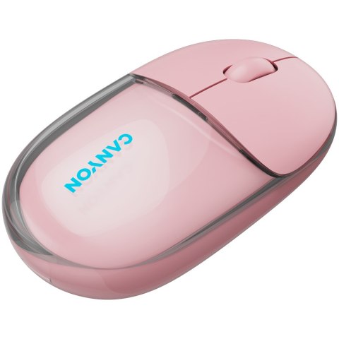 CANYON mouse OnClick 24 BT/ Wireless Transparent/Pink