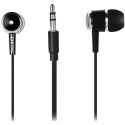 CANYON Słuchawki dokanałowe EPM-01 Mic Mini-Jack 1.2m Czarne