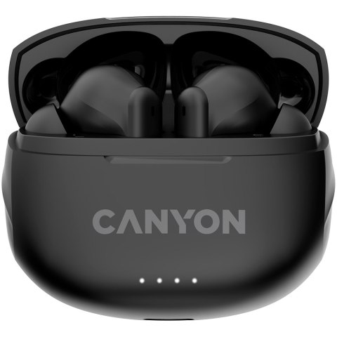 CANYON Słuchawki dokanałowe TWS-8 ENC Czarne