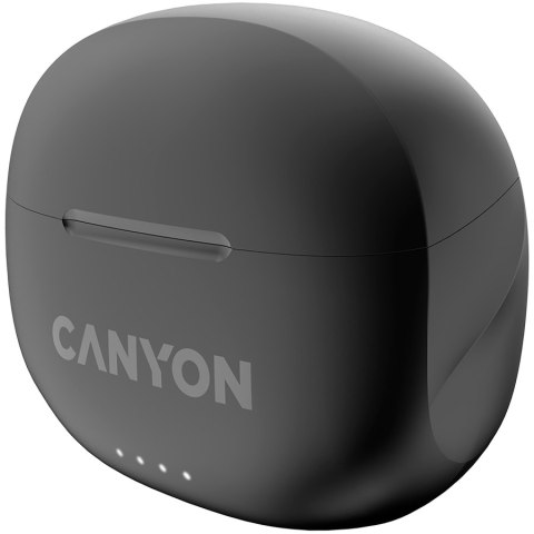 CANYON Słuchawki dokanałowe TWS-8 ENC Czarne