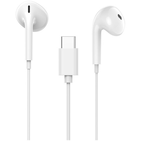 CANYON Słuchawki douszne SEP-6 HiRes Przewód USB-C Białe