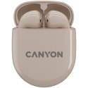 CANYON Słuchawki douszne TWS-6 Etui Beżowe