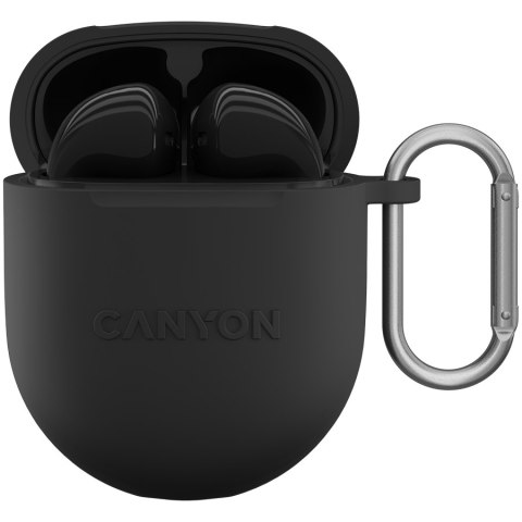 CANYON Słuchawki douszne TWS-6 Etui Czarne