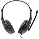 CANYON Zestaw słuchawkowy HSC-1 PC Mik 2m Czarny