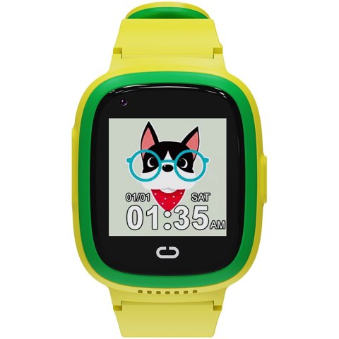 CANYON Smartwatch Sunny KW-48 4G GPS Gry Muzyka Zielony