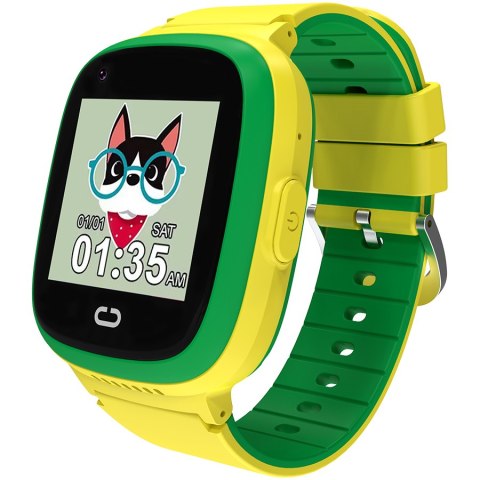 CANYON Smartwatch Sunny KW-48 4G GPS Gry Muzyka Zielony