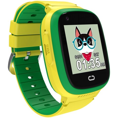 CANYON Smartwatch Sunny KW-48 4G GPS Gry Muzyka Zielony