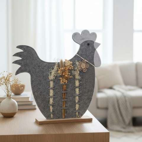 Figurka KURA filcowa dekoracja wiosenna na WIELKANOC 30cm