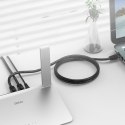 Kabel sieciowy Ethernet CAT6 1000Mbps RJ45 internetowy LAN okrągły 10 m - czarny