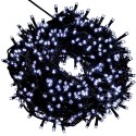 SOLARNY ŁAŃCUCH ŚWIETLNY 240 LED 13 FUNKCJI USB ZIMNY BIAŁY