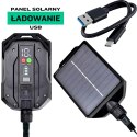 SOLARNY ŁAŃCUCH ŚWIETLNY 240 LED 13 FUNKCJI USB ZIMNY BIAŁY