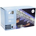 SOLARNY ŁAŃCUCH ŚWIETLNY 240 LED 13 FUNKCJI USB ZIMNY BIAŁY