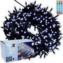 SOLARNY ŁAŃCUCH ŚWIETLNY 480 LED 13 FUNKCJI USB ZIMNY BIAŁY