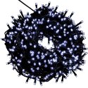 SOLARNY ŁAŃCUCH ŚWIETLNY 480 LED 13 FUNKCJI USB ZIMNY BIAŁY