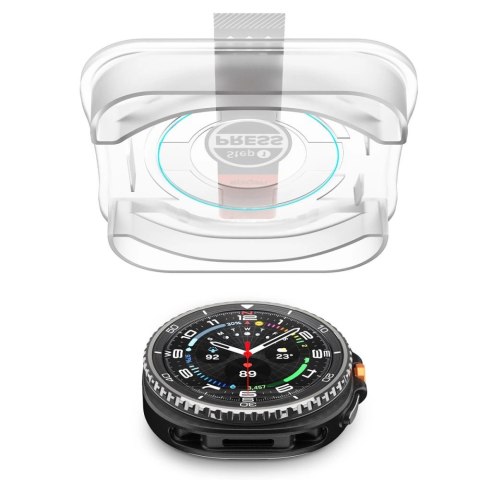 Szkło hartowane Spigen Glas.TR "Ez-Fit" na Samsung Galaxy Watch 8 Classic 46 mm - przezroczyste