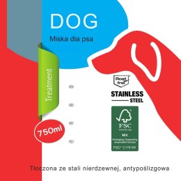 MISKA DLA PSA I KOTA STAL NIERDZEWNA