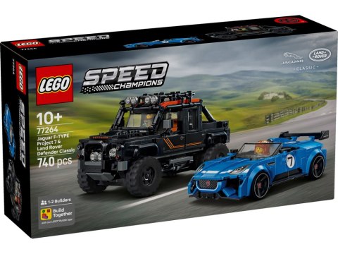 LEGO Speed Champions Jaguar Project 7 i Land Rover Defender 77264