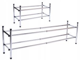 Regał półka na buty Lena metalowa 1 moduł chrom