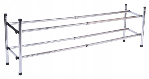 Regał półka na buty Lena metalowa 1 moduł chrom