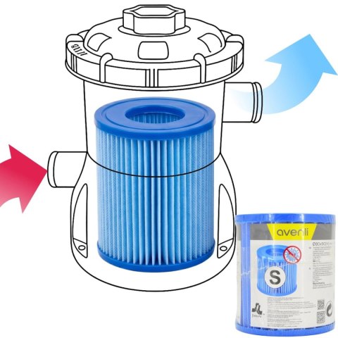 FILTR DO POMPY ANTY BAKTERIA 300GAL 80X90MM 29P483