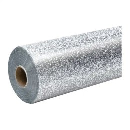 Folia termotransferowa HTVRONT Glitter 30.5cm x 90cm (srebrna)