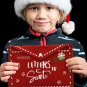 KOPERTA ŚWIĄTECZNA LIST DO ŚWIĘTEGO MIKOŁAJA FILCOWA 26x16CM LETTERS SANTA