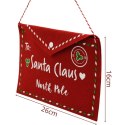 KOPERTA ŚWIĄTECZNA LIST DO ŚWIĘTEGO MIKOŁAJA FILCOWA 26x16CM SANTA CLAUS