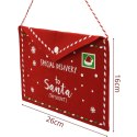 KOPERTA ŚWIĄTECZNA LIST DO ŚWIĘTEGO MIKOŁAJA FILCOWA 26x16CM SPECIAL DELIVERY
