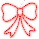 KOKARDA DEKORACYJNA 55CM CZERWONA 120 LED
