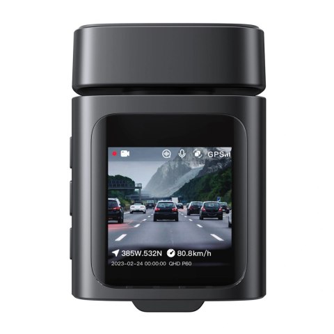 Wideorejestrator Baseus PrimeTrip VD1 Pro kamera samochodowa 4K z kamerą tylną 1080p i zestawem zasilania - czarny