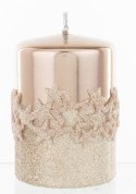 Pl Rose Gold Świeca Ice Star Walec Mały Fi7 ART-POL