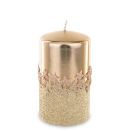 Pl Rose Gold Świeca Ice Star Walec Średni Fi8 ART-POL