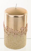 Pl Rose Gold Świeca Ice Star Walec Średni Fi8 ART-POL