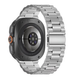 Bransoleta Tech-Protect Stainless na Samsung Galaxy Watch Ultra 47 mm - srebrna