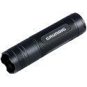 LATARKA RĘCZNA LED GRUNDIG 3W 120LM 3 TRYBY ZASIĘG 140M CZARNA