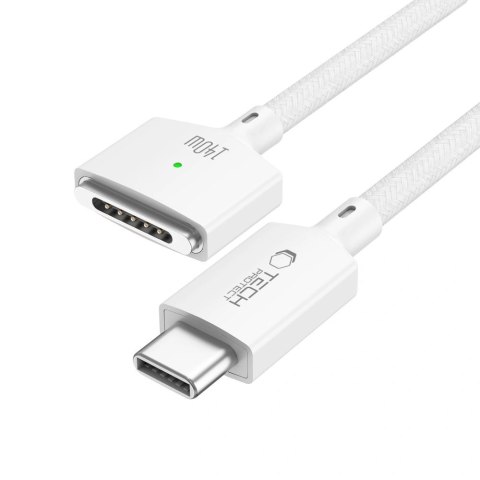 Kabel Tech-Protect MMC01 Ultraboost USB-C / USB-C MagSafe 3 140W 200 cm do MacBook - biały