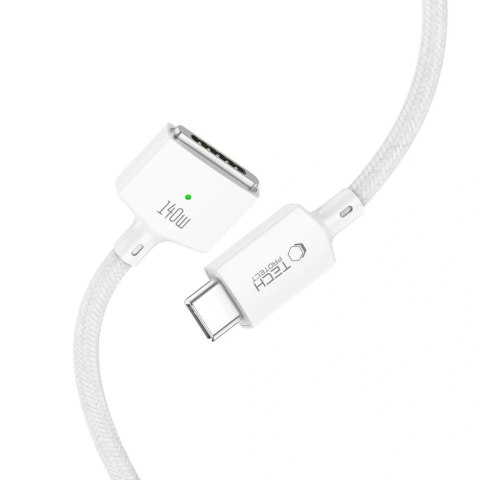 Kabel Tech-Protect MMC01 Ultraboost USB-C / USB-C MagSafe 3 140W 200 cm do MacBook - biały