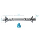 GRYF PROSTY KRÓTKI 35CM Z ZACIKAMI ŚREDNICA 25MM EB FIT