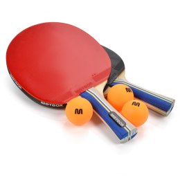 ZESTAW DO TENISA STOŁOWEGO METEOR 2 RAKIETKI SIROCCO** + 3 PIŁECZKI