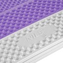 NC17103 KARIMATA SKŁADANA TURYSTYCZNA Z PODBICIEM ALUMINIOWYM + XPE 195 CM FIOLETOWA NILS CAMP