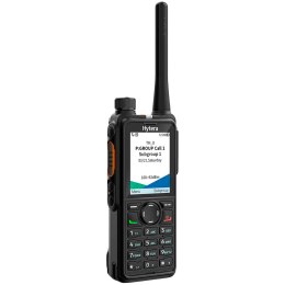 HYTERA HP785 Uv 350-470 MHz, 2400 mAh Li-polymer, Mandown, IP68. DMR Tier II and analogue, Stubby antenna