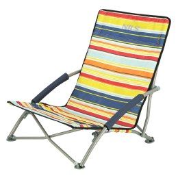 NC3035 KRZESŁO PLAŻOWE NIEBIESKO-ŻÓŁTE NILS